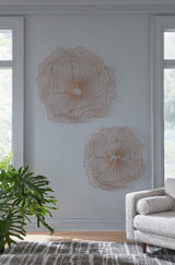 Phillips Collection Poppy Flower Wall Art, Large, Copper, 48"W (TH95114 YV0J07W3UY) 