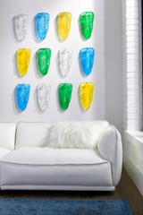 Phillips Collection Glass Face Wall Tile, Green, 8"W (CH92441 YV0J07T82H) 