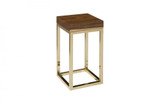 Phillips Collection Hayden End Table, Wood Top, Gold Frame, 12"W (CH72065 YV0J07T8ZJ) 