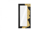 Phillips Collection Mercury Mirror, Rectangle, Black, Gold Leaf, 39"W (PH112040 YV0J07TAXY) 