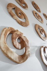 Phillips Collection Swirl Wall Tile, Teak, 16"W (ID78856 YV0J07W6QZ) 