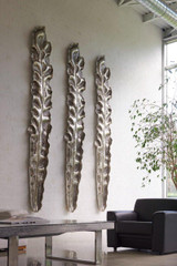 Phillips Collection Petiole Leaf Wall Art, Version B, Colossal, Silver Leaf, 23"W (PH87901 YV0J07W3U3) 