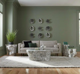 Phillips Collection Log Side Table, Silver Leaf, 24"H (PH56281 YV0J07T9ZV) 