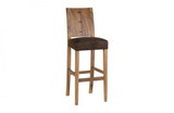 Phillips Collection Origins Bar Stool, Brown Fabric Seat, Chamcha Frame, 47.5"H (TH92730 YV0J07TC01) 