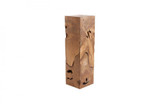Phillips Collection Teak Slice Pedestal, Large, Natural Teak, 12"W (ID65140 YV0J07W6T0) 