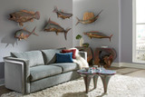 Phillips Collection Fish Wall Sculpture, Wahoo, Copper Patina, 59"W (PH100655 YV0J07W7Q4) 