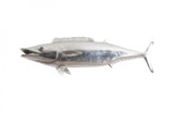 Phillips Collection Fish Wall Sculpture, Wahoo, Silver Leaf, 59"W (PH62417 YV0J07W7Q3) 