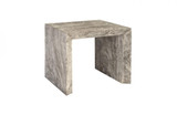 Phillips Collection Waterfall Side Table, Graystone, 22"H (TH101897 YV0J07W7QK) 