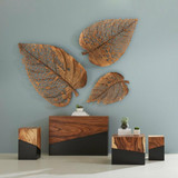 Phillips Collection Birch Leaf Wall Art, X-Large, Copper Patina, 67"W (TH85854 YV0J07T34V) 
