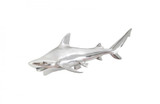 Phillips Collection Fish Wall Art, Black Tip Reef Shark, Silver Leaf, 46"W (PH63680 YV0J07T355) 