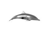 Phillips Collection Dolphin Wall Sculpture, Polished Aluminum, 32"W (PH64554 YV0J07T63C) 