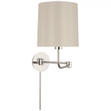Visual Comfort & Co. Signature Collection Go Lightly Swing Arm Wall Light, Visual Comfort & Co. Signature Collection BBL 2095PN-CW D96RZ 
