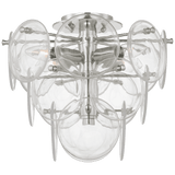 Visual Comfort & Co. Signature Collection Loire Medium Tiered Flush Mount, Visual Comfort & Co. Signature Collection ARN 4450PN-CSG D96RP 