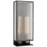 Visual Comfort & Co. Signature Collection York 24" Double Box Outdoor Sconce, Visual Comfort & Co. Signature Collection BBL 2188BZ-CRB D96RK 