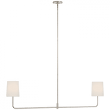 Visual Comfort & Co. Signature Collection Go Lightly 54" Two Light Linear Chandelier, Visual Comfort & Co. Signature Collection BBL 5085PN-L D95UZ 