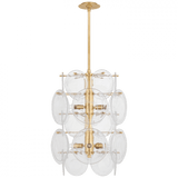 Visual Comfort & Co. Signature Collection Loire Medium Barrel Chandelier, Visual Comfort & Co. Signature Collection ARN 5451G-CSG D95UF 