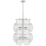 Visual Comfort & Co. Signature Collection Loire Medium Barrel Chandelier, Visual Comfort & Co. Signature Collection ARN 5451PN-CSG D96RQ 