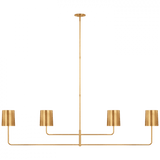 Visual Comfort & Co. Signature Collection Go Lightly 70" Four Light Linear Chandelier, Visual Comfort & Co. Signature Collection BBL 5087G-G D97QA 