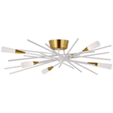 Visual Comfort & Co. Signature Collection Stellar Flush Mount, Visual Comfort & Co. Signature Collection CHC 4620WHT D94U5 