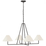 Visual Comfort & Co. Signature Collection Ashton Extra Large Four Light Sculpted Chandelier, Visual Comfort & Co. Signature Collection CHC 5335AI-L D6AYX 