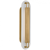 Visual Comfort & Co. Signature Collection Teline 24" Oval Sconce, Visual Comfort & Co. Signature Collection KW 2506AB/WHT D94T0 