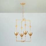 Corbett Antalya Outdoor Lantern, 4-Light, LED, Gold, 30.25"H (368-22-VGL CYAF) 