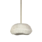 Palecek Ravenna Pendant Small Whitewash 