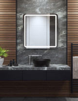 Electric Mirror Aria Lighted Mirror, Ava Technology, Integrated LED, Clear, 36"H x 48"W x 1.75"D (ARI-4836-AE YUU6011X4Y) 