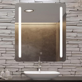 Electric Mirror Bela Lighted Mirror, Ava Technology, Integrated LED, Clear, 42"H x 36"W x 1.75"D (BEL-3642-AE YUU6011X54) 