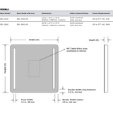Electric Mirror Bela Lighted Mirror, Ava Technology, Integrated LED, Clear, 42"H x 36"W x 1.75"D (BEL-3642-AE YUU6011X54) 