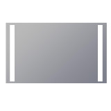 Electric Mirror Fusion Lighted Mirror, Forward-Phase Dimming Technology, Integrated LED, Clear, 36"H x 60"W x 1.75"D (FUS-6036 YUU6011Y20) 