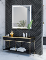 Electric Mirror Integrity Lighted Mirror, Forward-Phase Dimming Technology, Integrated LED, Clear, 42"H x 42"W x 1.75"D (INT-4242 YUU6011Y2C) 