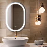 Electric Mirror Saratoga Lighted Mirror, Ava Technology, Integrated LED, Clear, 36"H x 24"W x 1.75"D (SAR-2436-AE YUU6011Y38) 