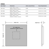 Electric Mirror Serenity Lighted Mirror, Integrated LED, Clear, 36"H x 36"W x 1.75"D (SER-3636 YUU6011Y3A) 