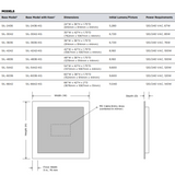Electric Mirror Silhouette Lighted Mirror, Forward-Phase Dimming Technology, Integrated LED, Clear, 36"H x 48"W x 1.75"D (SIL-4836 YUU6011Y3H) 