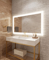 Electric Mirror Silhouette Lighted Mirror, Forward-Phase Dimming Technology, Integrated LED, Clear, 36"H x 60"W x 1.75"D (SIL-6036 YUU6011Y3K) 