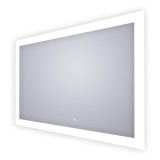 Electric Mirror Silhouette Lighted Mirror, Keen Technology, Integrated LED, Clear, 42"H x 66"W x 1.75"D (SIL-6642-KG YUU6011Y3V) 