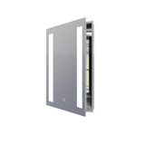 Electric Mirror Ascension Mirrored Cabinet, Right Door Swing, Integrated LED, Clear, Matte Silver Cabinet Body, 36"H x 23.25"W x 4.65"D (ASC-2336-TD-RT YUU6011Y43) 