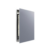 Electric Mirror Simplicity Mirrored Cabinet, Right Door Swing, Clear, Matte Silver Cabinet Body, 40"H x 23.25"W x 4.65"D (SIM-2340-RT YUU6011Y47) 
