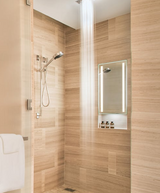 Electric Mirror Acclaim Fog-Free Lighted Mirror, With Downlight, Integrated LED, Clear, 28"H x 12"W x 4.22"D (ISF-1228-DL YUU6011Y4J) 