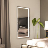 Electric Mirror Integrity Lighted Wardrobe Mirror, Forward-Phase Dimming Technology, Integrated LED, Clear, 60"H x 26"W x 1.75"D (INT-2660 YUU6011Y4P) 
