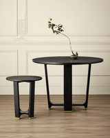 Currey and Company Blake Black Accent Table 