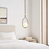 Visual Comfort & Co. Signature Collection Jodo 9" Pendant, Visual Comfort & Co. Signature Collection WS 5020BZ/HAB-WG D98PL 