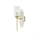 Currey and Company Benthos White Wall Sconce 