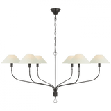 Visual Comfort & Co. Signature Collection Griffin Grande Tail Chandelier, Visual Comfort & Co. Signature Collection AL 5006BZ/CHC-L D97RJ 