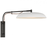 Visual Comfort & Co. Signature Collection Cyrus Medium Articulating Wall Light, Visual Comfort & Co. Signature Collection AL 2040BZ/WHT-WG D97RM 