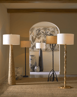 Currey and Company Gallo Bronze Floor Lamp 