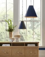 Currey and Company Pierrepont Large Blue Pendant 