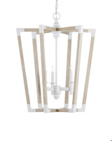 Currey and Company Bastian Medium Sandstone Lantern 