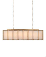 Currey and Company Daze Rectangular Chandelier 